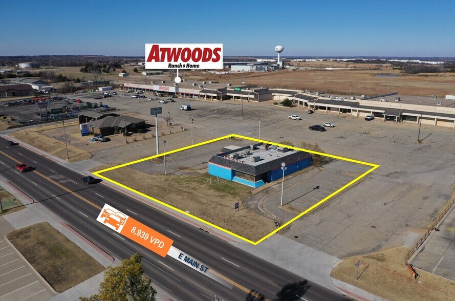 2210 E Main St, Cushing, OK à vendre - Photo principale – Image 1 sur 16