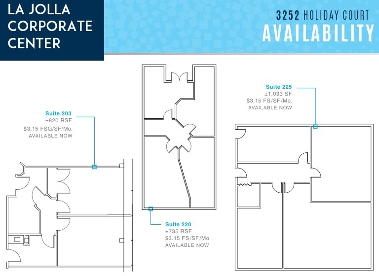 8939 Villa La Jolla Dr, La Jolla, CA à louer Plan d’étage– Image 1 sur 1