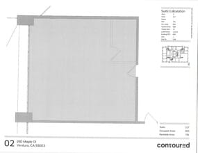 260 Maple Ct, Ventura, CA à louer Plan d’étage– Image 1 sur 1