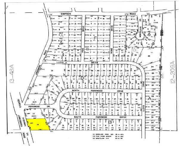 4644 Jonesboro Rd, Forest Park, GA à vendre - Plan cadastral – Image 2 sur 6