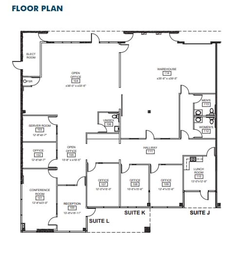 11065 Knott Ave, Cypress, CA à louer Plan d’étage– Image 1 sur 1