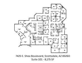 7425 E Shea Blvd, Scottsdale, AZ à louer Plan d’étage– Image 1 sur 1