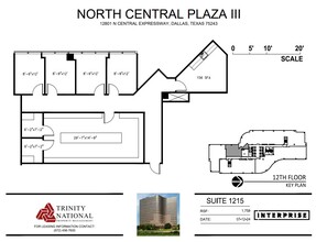 12801 N Central Expy, Dallas, TX à louer Plan d’étage– Image 2 sur 2