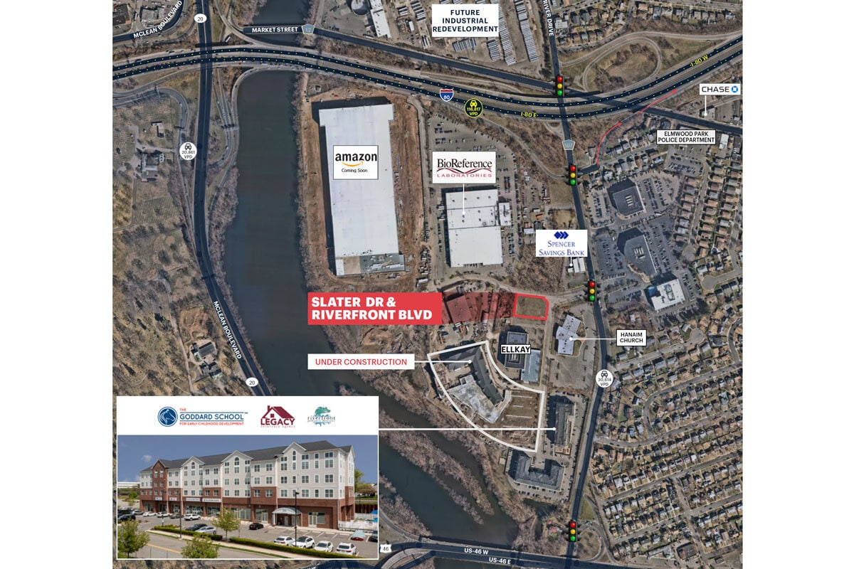 SLATER DR & RIVERFRONT BLVD, Elmwood Park, NJ à vendre Aérien– Image 1 sur 2