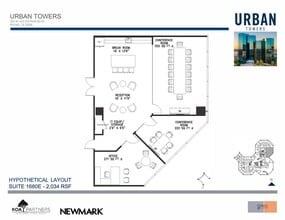222 W Las Colinas Blvd, Irving, TX à louer Plan d’étage– Image 2 sur 2