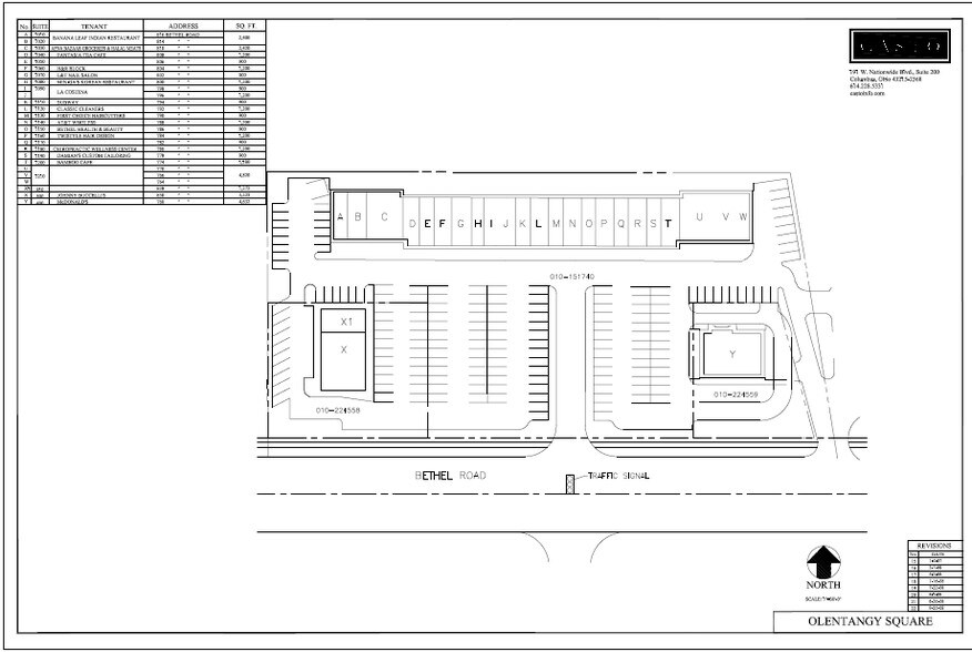 770-816 Bethel Rd, Columbus, OH à louer - Plan de site – Image 3 sur 6
