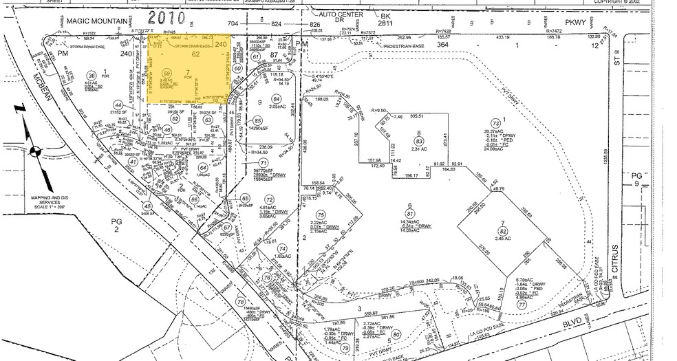 26940-26950 Theater Dr, Valencia, CA à vendre - Plan cadastral – Image 3 sur 3