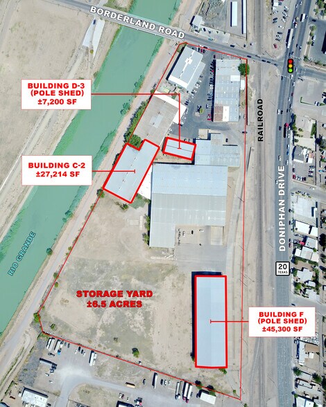 110 W Borderland Rd, El Paso, TX à louer - Aérien – Image 2 sur 10