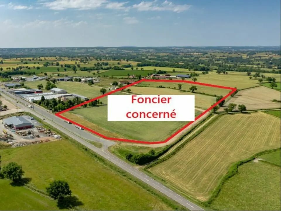 Terrain dans Vitry-en-Charollais à vendre Aérien– Image 1 sur 7