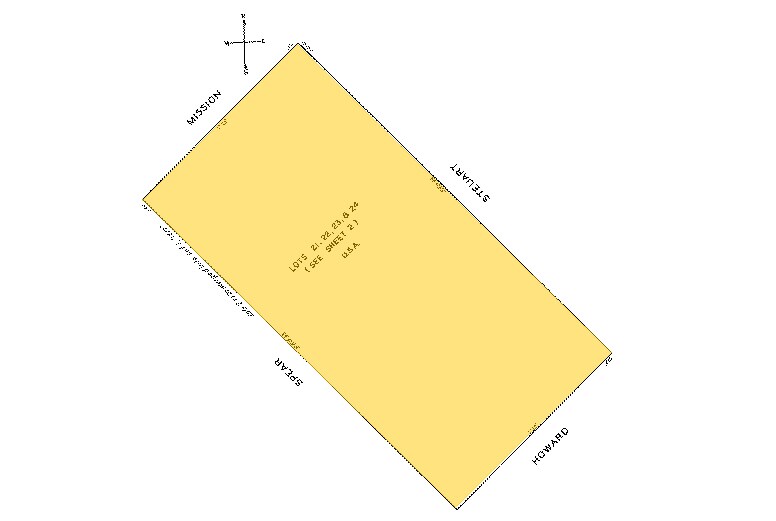 101 Spear St, San Francisco, CA à louer - Plan cadastral – Image 2 sur 5