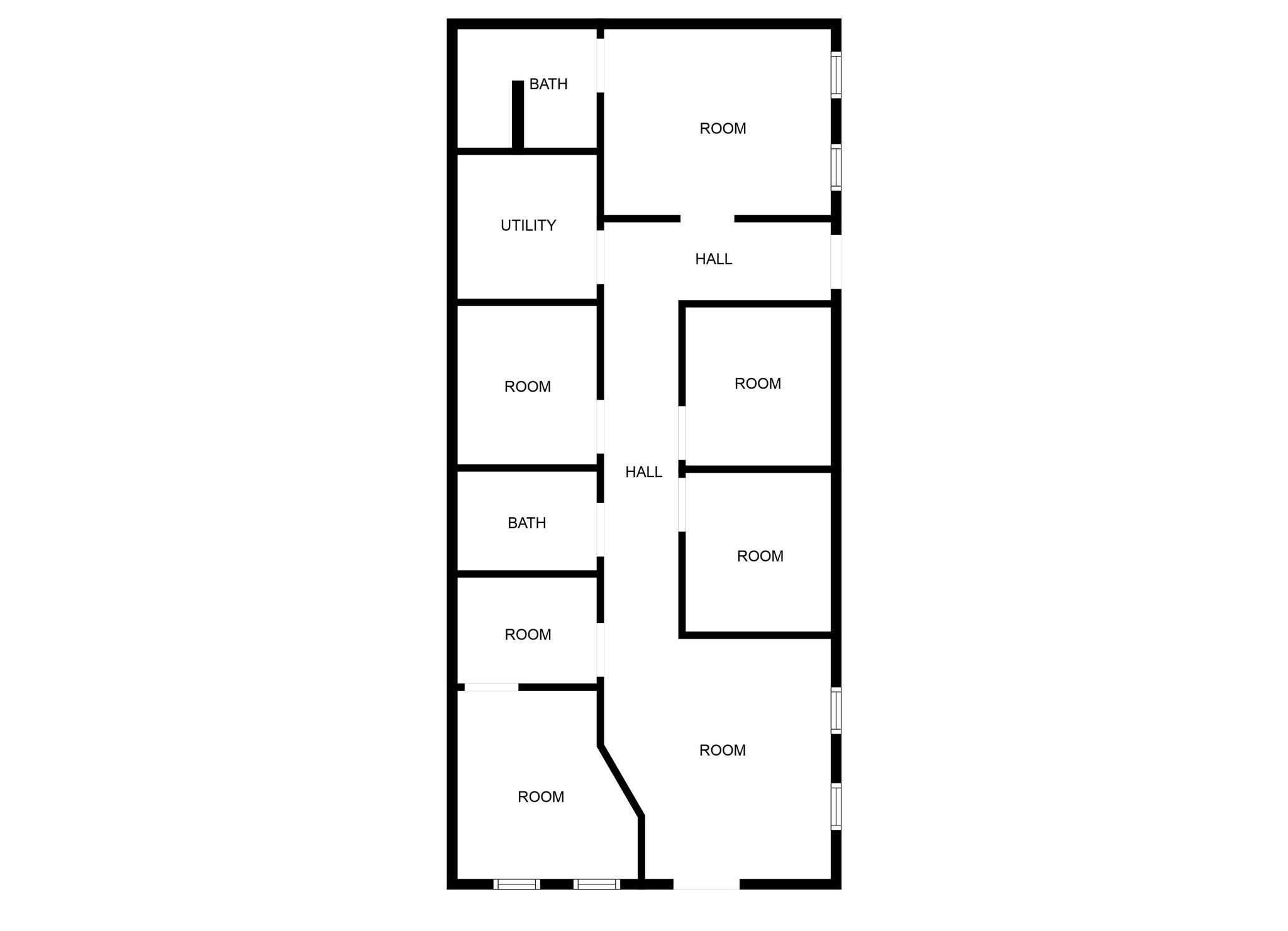 2528-2530 Us-1, Saint Augustine, FL à louer Plan d’étage– Image 1 sur 1