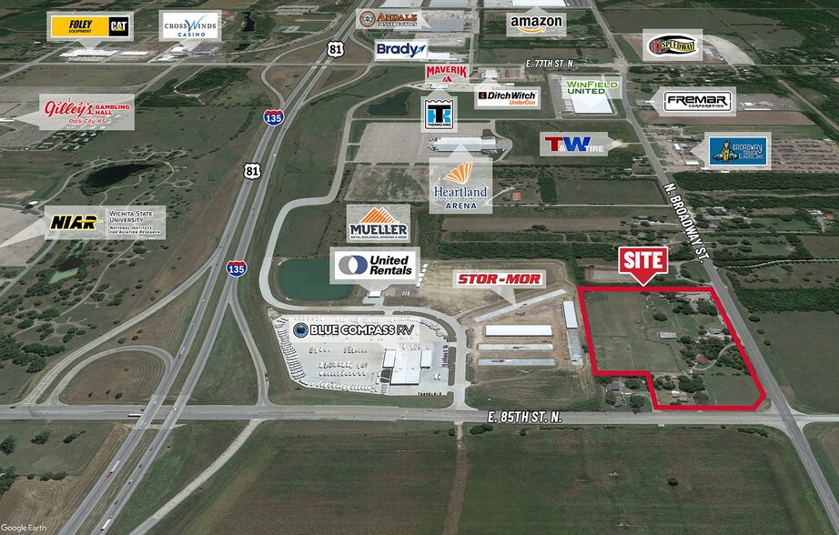 515 E 85th St N, Park City, KS à vendre - Aérien – Image 2 sur 14