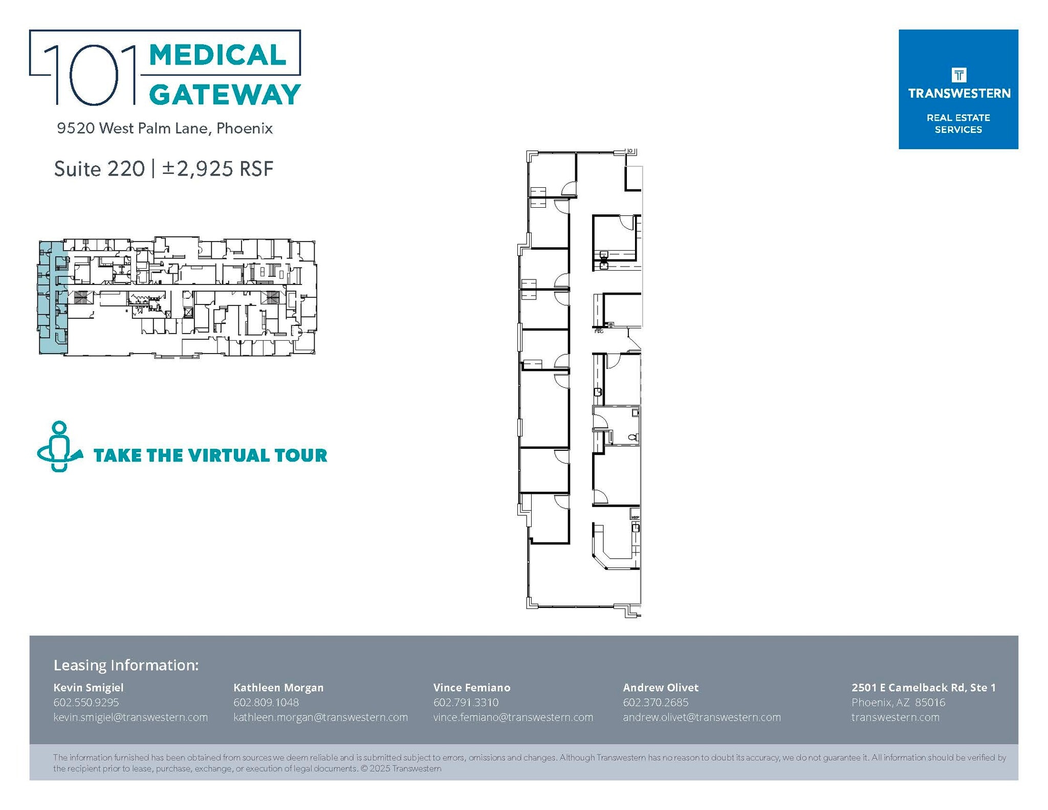 9520 W Palm Ln, Phoenix, AZ à louer Plan d’étage– Image 1 sur 1