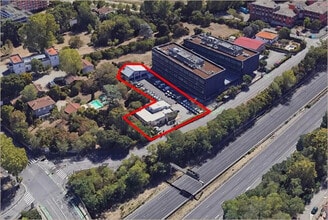 86 Chemin Des Courses, Toulouse, HG - Vue aérienne vue de carte