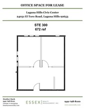 24031-24035 El Toro Rd, Laguna Hills, CA à louer Plan de site– Image 1 sur 1