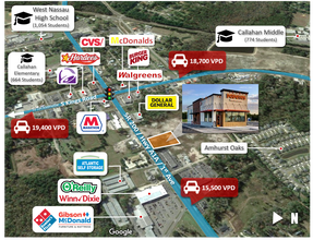 450047 State Road 200, Callahan, FL - Vue aérienne  vue de carte