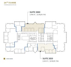 750 B St, San Diego, CA à louer Plan d’étage– Image 1 sur 1