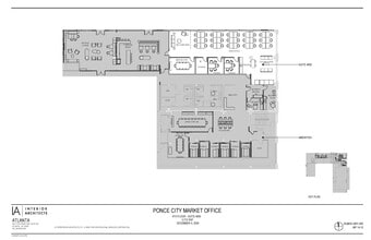 675 Ponce de Leon Ave NE, Atlanta, GA à louer Plan d’étage– Image 1 sur 3