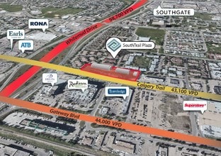 4420-4514 Calgary Trl NW, Edmonton, AB - Vue aérienne  vue de carte