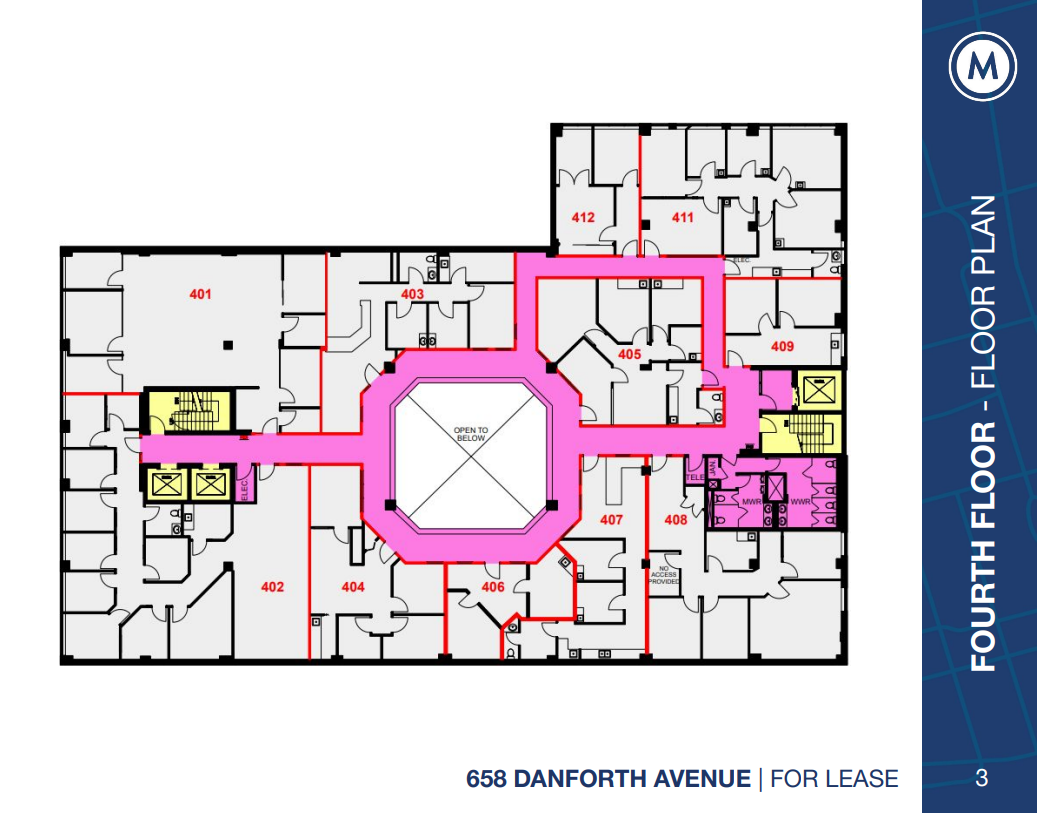 658 Danforth Ave, Toronto, ON à louer Plan d’étage– Image 1 sur 1