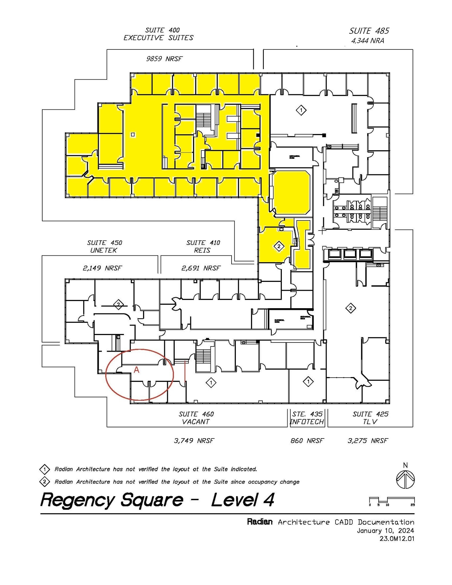 2901 Wilcrest Dr, Houston, TX à louer Plan d’étage– Image 1 sur 1