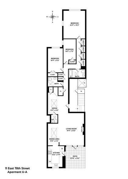 11 E 78th St, New York, NY à vendre - Plan d’étage – Image 2 sur 9