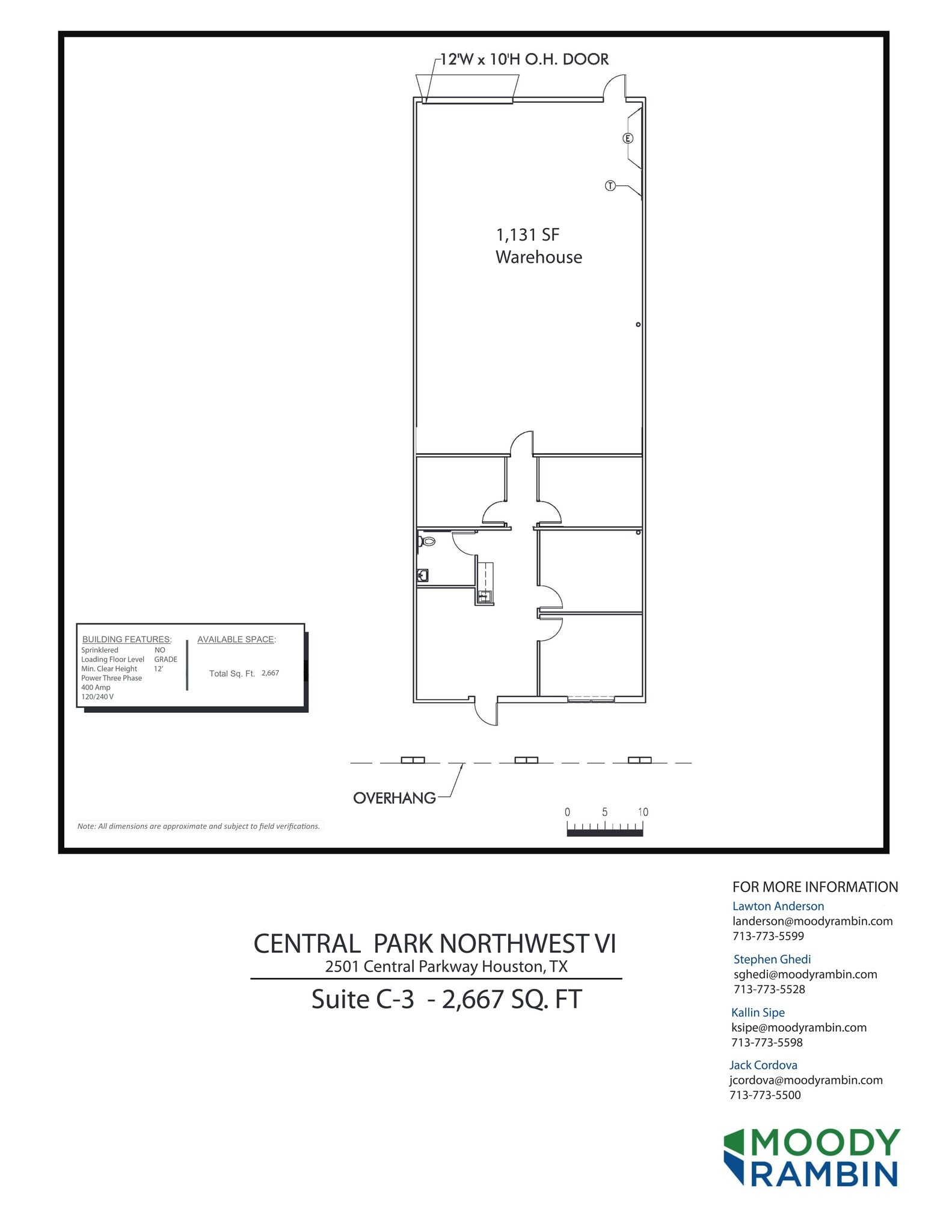 2501 Central Pky, Houston, TX à louer Plan de site– Image 1 sur 1