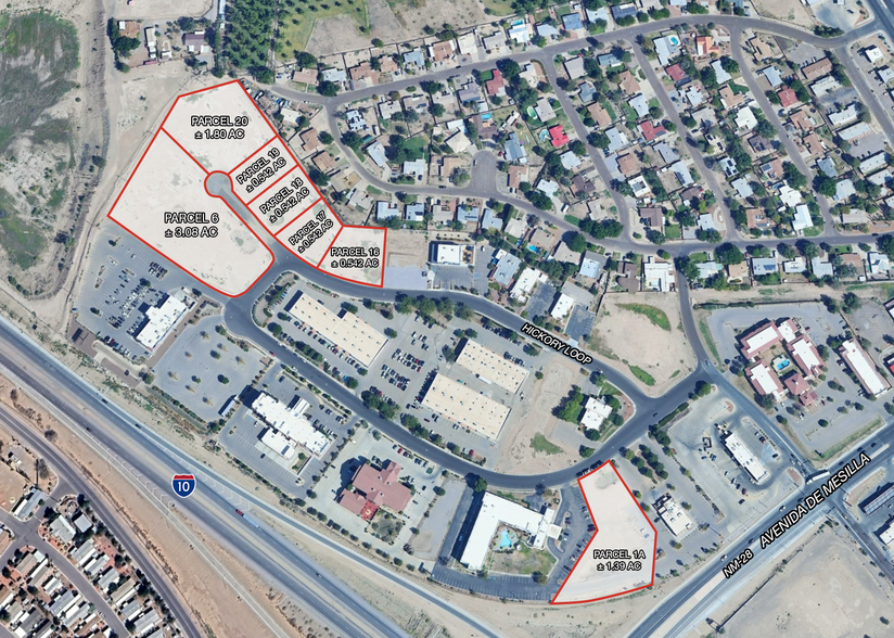 Hickory Loop, Las Cruces, NM à vendre - Aérien – Image 2 sur 2