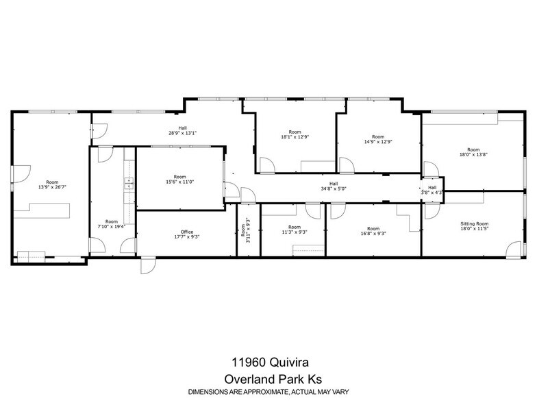 11960 Quivira Rd, Overland Park, KS à louer - Plan d’étage – Image 2 sur 3