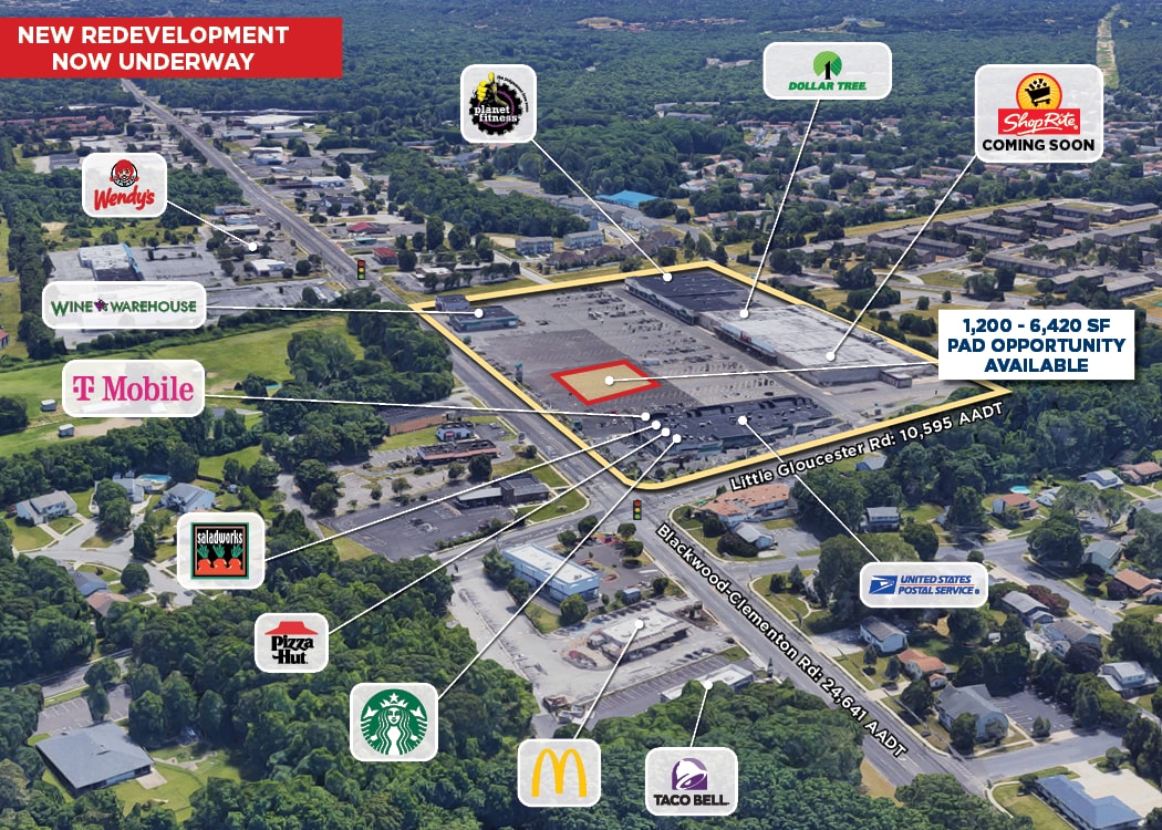 1468-1490 Blackwood-Clementon Rd, Gloucester City, NJ à louer Photo de l’immeuble– Image 1 sur 1