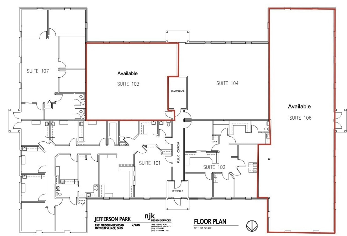 6555 Wilson Mills Rd, Mayfield Village, OH à louer Plan d’étage– Image 1 sur 1