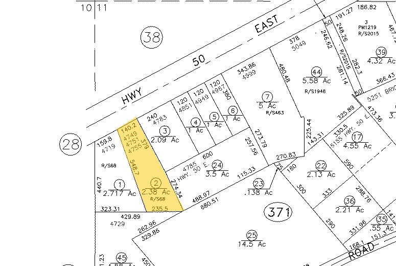 4749 US Highway 50 E, Carson City, NV à louer - Plan cadastral – Image 2 sur 2