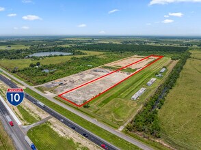 21369 N. Frontage Rd., Iowa, LA - Vue aérienne vue de carte