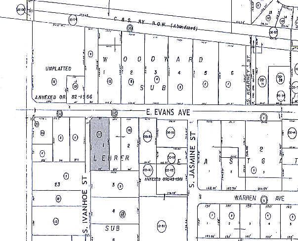 5700 E Evans Ave, Denver, CO à louer - Plan cadastral – Image 3 sur 63