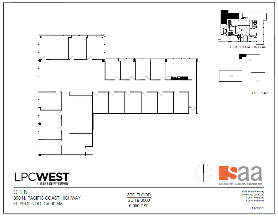 300 N Pacific Coast Hwy, El Segundo, CA à louer Plan d’étage– Image 1 sur 1