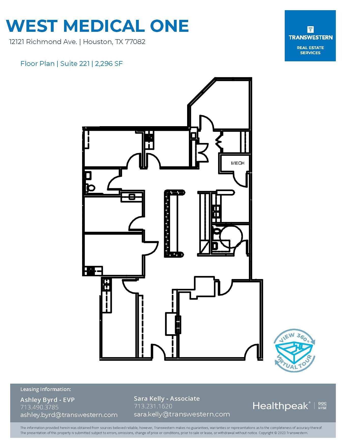 12121 Richmond Ave, Houston, TX à louer Plan d’étage– Image 1 sur 1