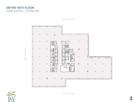 485 Lexington Ave, New York, NY à louer Plan d’étage– Image 1 sur 2