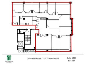 717 7th Ave SW, Calgary, AB à louer Plan d’étage– Image 1 sur 1