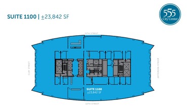 555 12th St, Oakland, CA à louer Plan d’étage– Image 1 sur 1