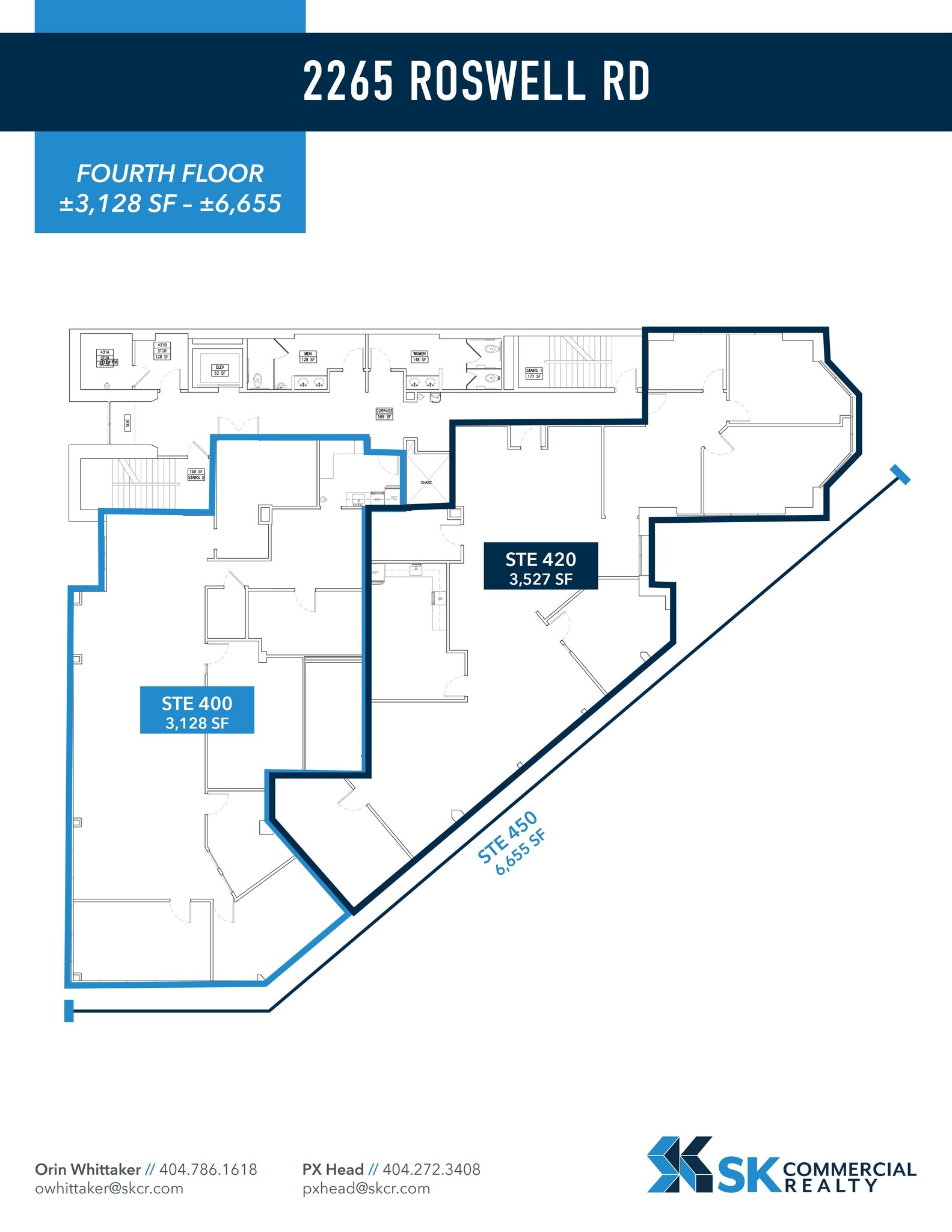 2265 Roswell Rd, Marietta, GA à louer Plan d’étage– Image 1 sur 1
