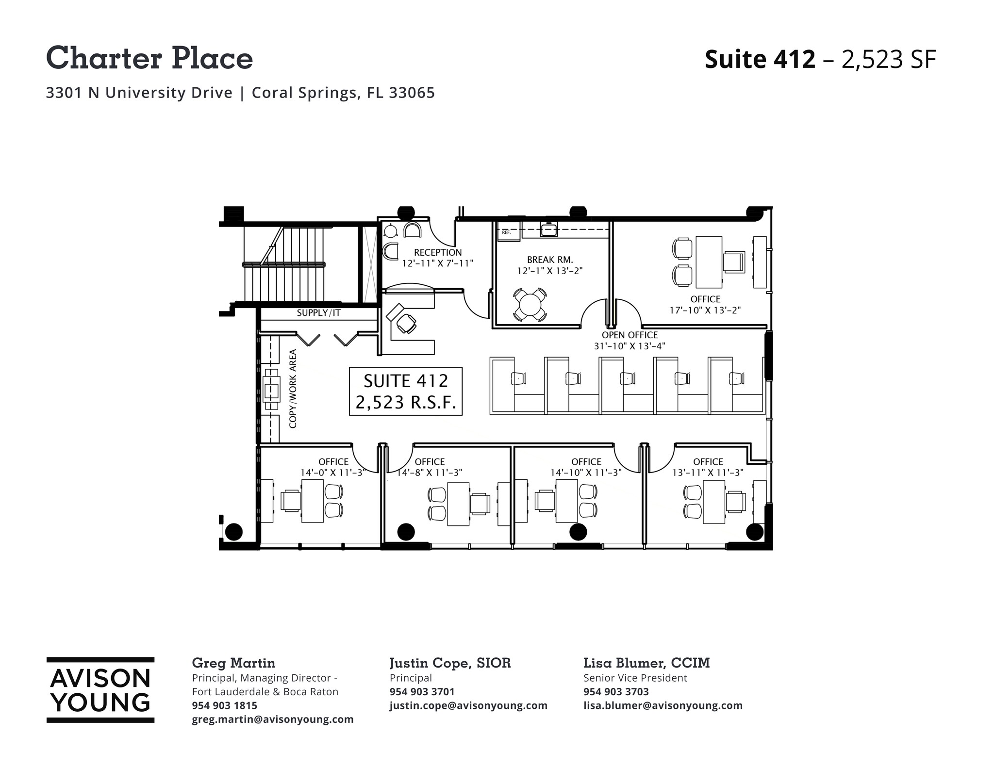 3301 N University Dr, Coral Springs, FL à louer Plan de site– Image 1 sur 1