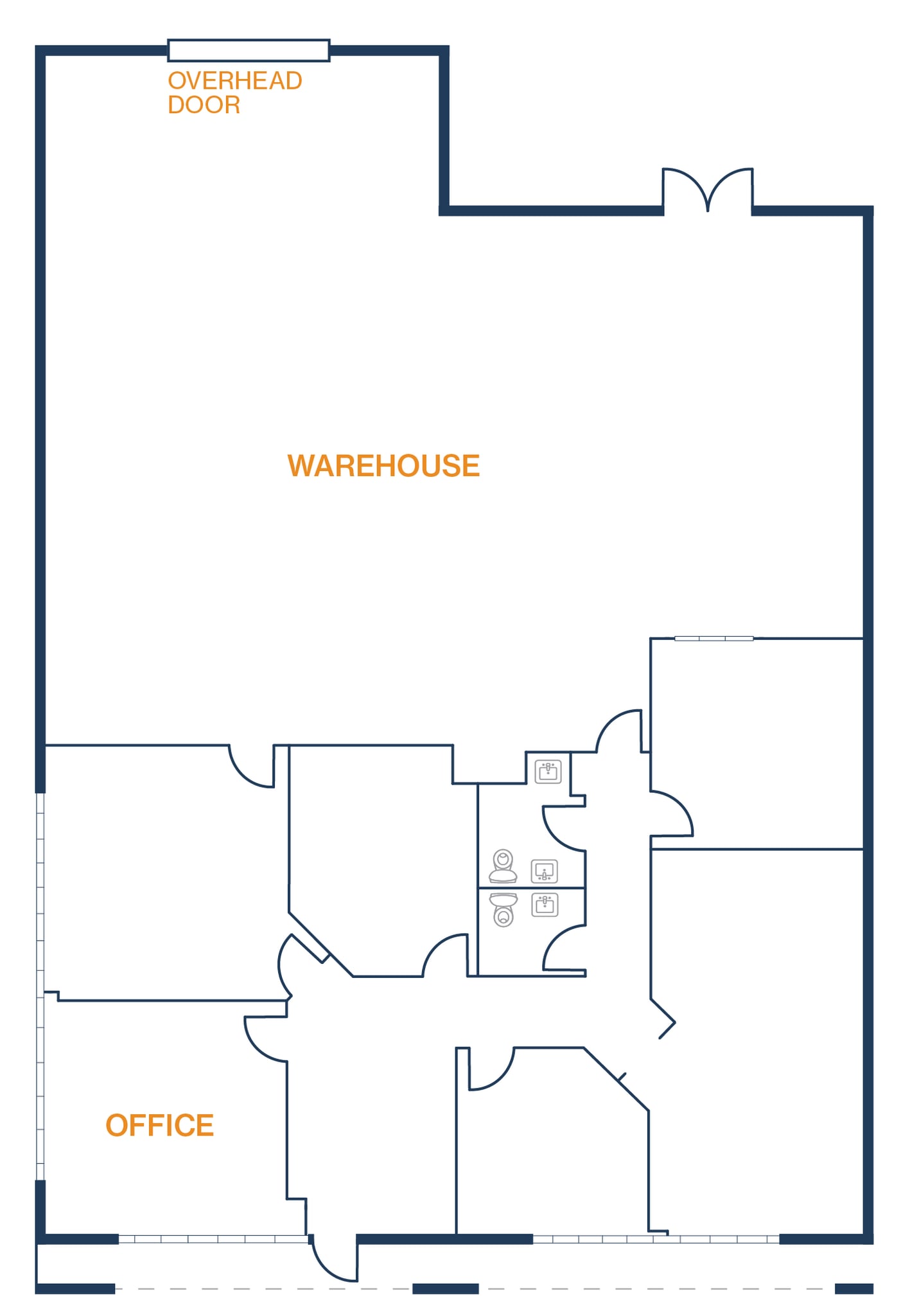 4230-4246 Bluebonnet Dr, Stafford, TX à louer Plan d’étage– Image 1 sur 1