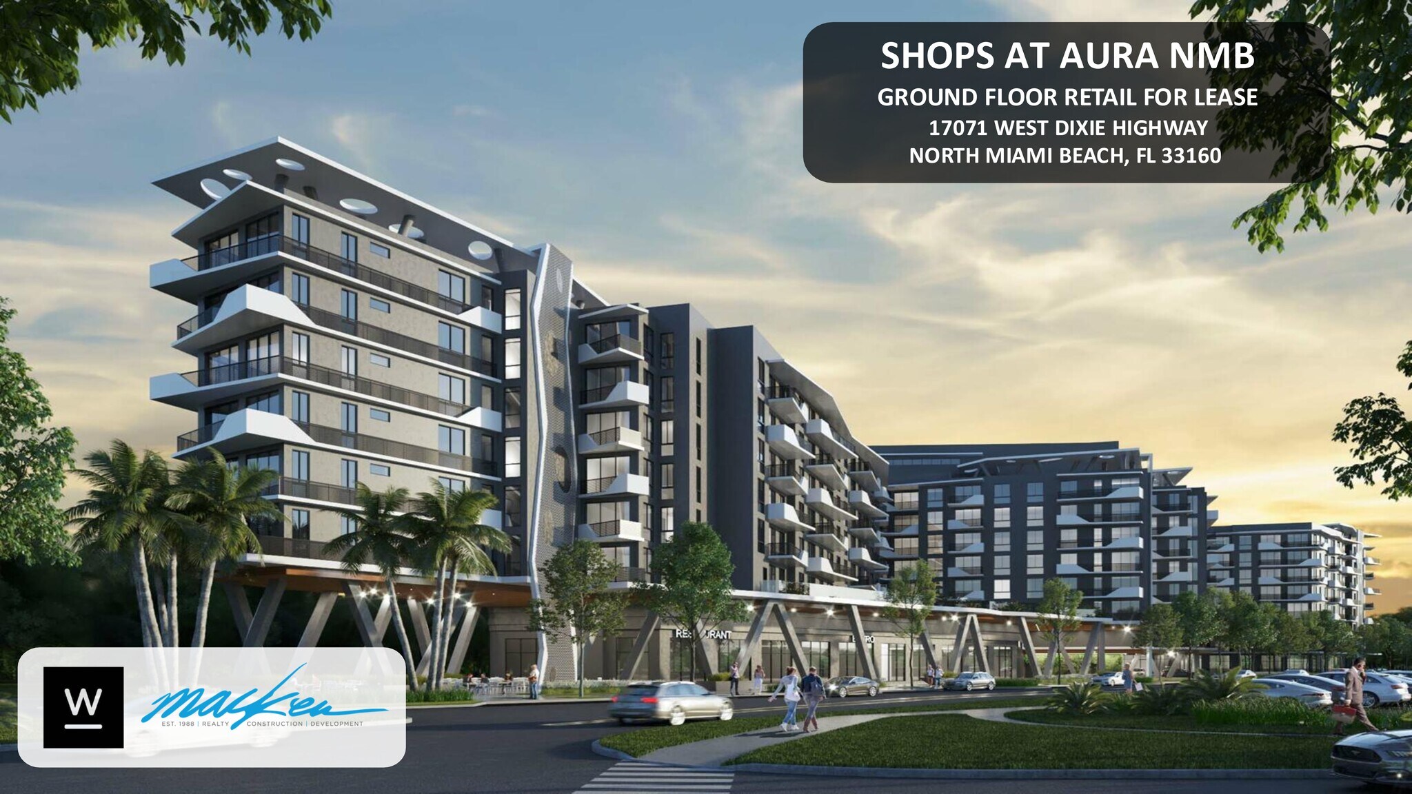 17071 W Dixie Hwy, North Miami Beach, FL à louer Plan de site– Image 1 sur 8