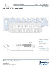 1100 Glendon Ave, Los Angeles, CA à louer Plan d’étage– Image 1 sur 1