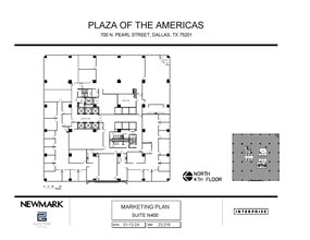 700 N Pearl St, Dallas, TX à louer Plan d’étage– Image 1 sur 1