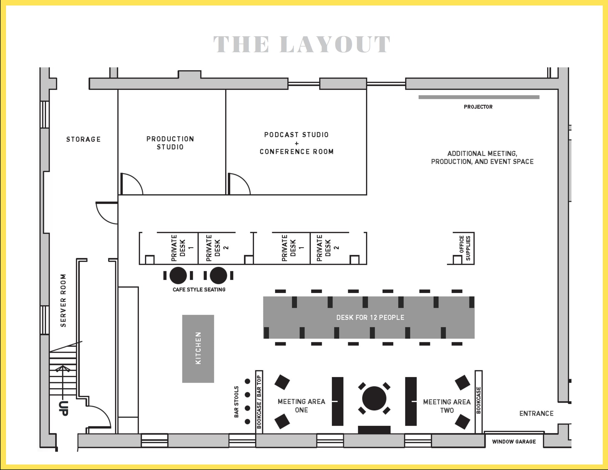 1821 W Hubbard St, Chicago, IL à louer Plan d’étage– Image 1 sur 1