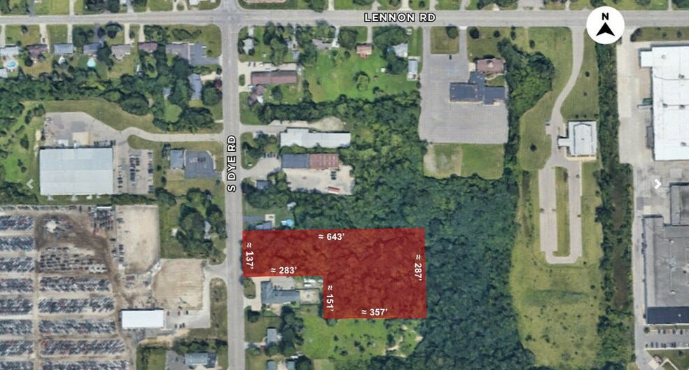 S Dye Rd, Flint, MI à vendre - Aérien – Image 2 sur 2