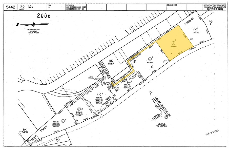 2710 Media Center Dr, Los Angeles, CA à louer - Plan cadastral – Image 2 sur 24