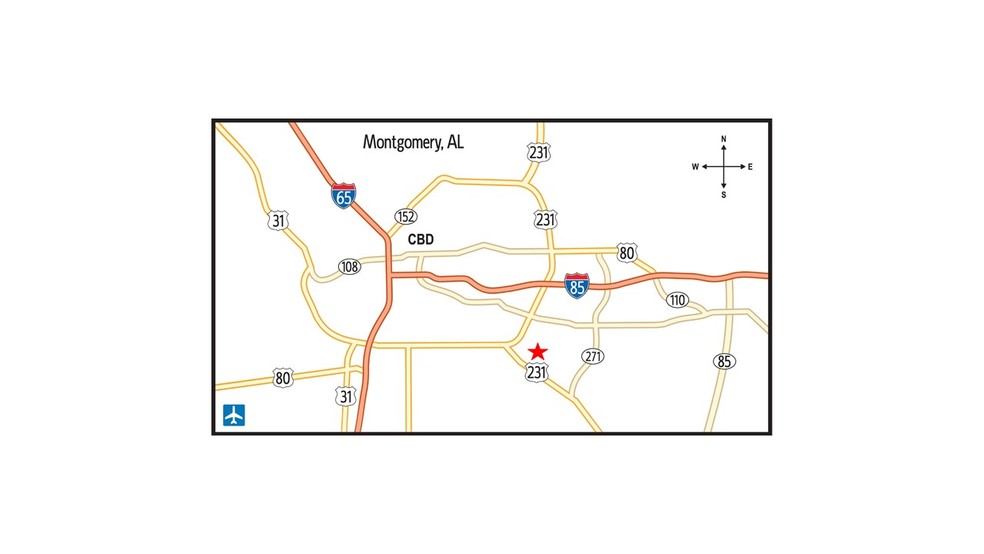 Troy Hwy & Christine Elizabeth Curve, Montgomery, AL à vendre - Photo de l’immeuble – Image 3 sur 3