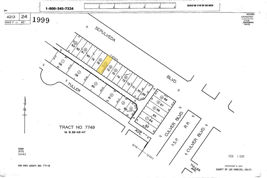 4219 Sepulveda Blvd, Culver City, CA à louer - Plan cadastral – Image 3 sur 4